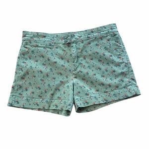Sanctuary x Anthropologie Green Floral Shorts